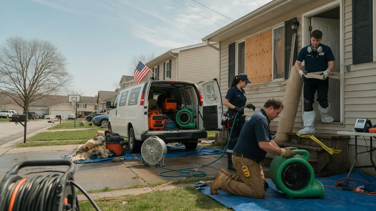 Water Damage Restoration in Milfay, OK near me